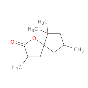 3,6,6,8-四甲基-1-oxaspiro[4.4]诺亚-2-一