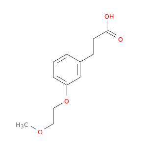 3-[3-(2-Methoxyethoxy)phenyl]propanoic Acid