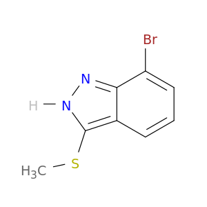 7-Bromo-3-(methylthio)-1H-indazole