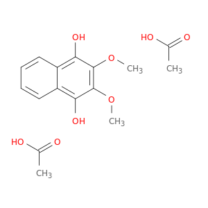 1,4-Naphthalenediol, 2,3-dimethoxy-, diacetate