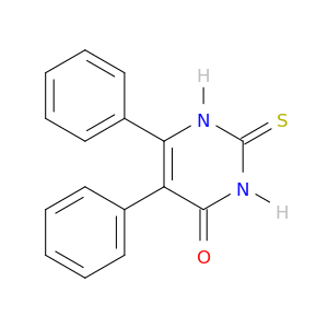 4(1H)-Pyrimidinone, 2,3-dihydro-5,6-diphenyl-2-thioxo-