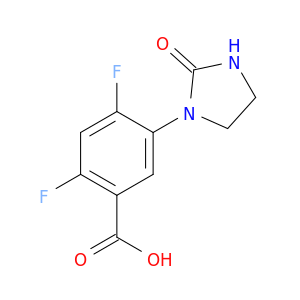 2,4-Difluoro-5-(2-oxoimidazolidin-1-yl)benzoic Acid