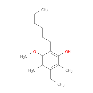Phenol, 3-ethyl-6-hexyl-5-methoxy-2,4-dimethyl-