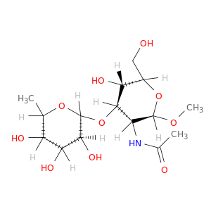 Methyl 2-acetamido-2-deoxy-3-O-(a-L-fucopyranosyl)-b-D-glucopyranoside
