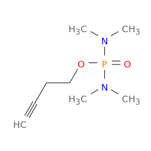 Phosphorodiamidic acid, tetramethyl-, 3-butynyl ester