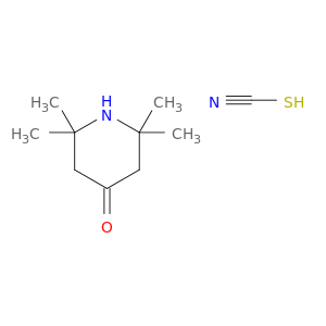 4-Piperidinone, 2,2,6,6-tetramethyl-, compd. with thiocyanic acid (1:1)