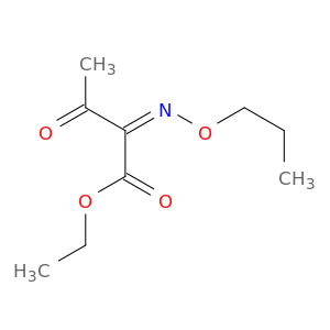 Butanoic acid, 3-oxo-2-(propoxyimino)-, ethyl ester, (Z)-