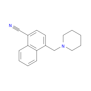 1-Naphthalenecarbonitrile, 4-(1-piperidinylmethyl)-