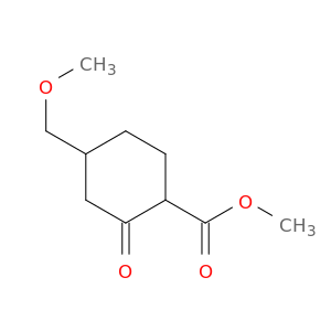Cyclohexanecarboxylic acid, 4-(methoxymethyl)-2-oxo-, methyl ester