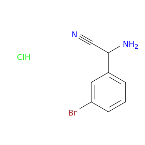 2-氨基-2-(3-溴苯基)乙腈盐酸盐