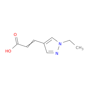 (2e)-3-(1-Ethyl-1h-pyrazol-4-yl)prop-2-enoic Acid
