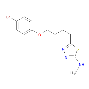 1,3,4-Thiadiazol-2-amine, 5-[4-(4-bromophenoxy)butyl]-N-methyl-