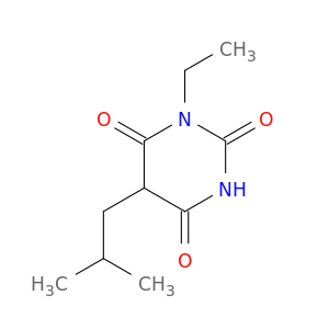 2,4,6(1H,3H,5H)-Pyrimidinetrione, 1-ethyl-5-(2-methylpropyl)-