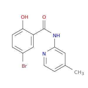Benzamide, 5-bromo-2-hydroxy-N-(4-methyl-2-pyridinyl)-