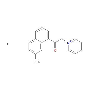 Pyridinium, 1-[2-(7-methyl-1-naphthalenyl)-2-oxoethyl]-, iodide