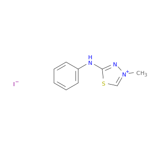 1,3,4-Thiadiazolium, 3-methyl-5-(phenylamino)-, iodide