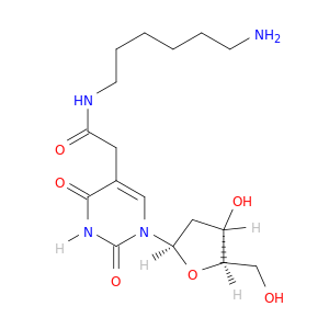 Uridine, 5-[2-[(6-aminohexyl)amino]-2-oxoethyl]-2'-deoxy-