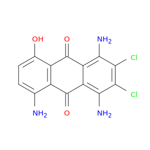1,4,5-三胺-2,3-二氯-8-羟基-9,10-炭酮