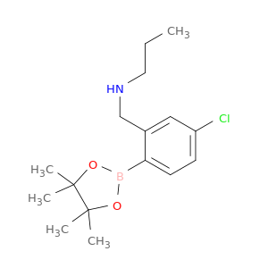4-Chloro-2-(N-propylaminomethyl)phenylboronic acid, pinacol ester
