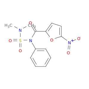 2-Furancarboxamide, N-[(dimethylamino)sulfonyl]-5-nitro-N-phenyl-