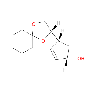 2-Cyclopenten-1-ol, 4-[(2S)-1,4-dioxaspiro[4.5]dec-2-yl]-, (1S,4R)-