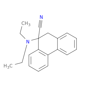 9-Phenanthrenecarbonitrile, 9-(diethylamino)-9,10-dihydro-