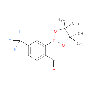 2-(4,4,5,5-四甲基-1,3,2-二氧硼戊环-2-基)-4-(三氟甲基)苯甲醛