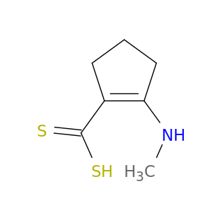 1-Cyclopentene-1-carbodithioicacid, 2-(methylamino)-