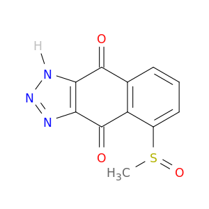 1H-Naphtho[2,3-d]triazole-4,9-dione, 5-(methylsulfinyl)-