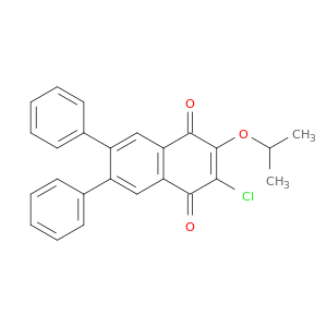 1,4-Naphthalenedione, 2-chloro-3-(1-methylethoxy)-6,7-diphenyl-