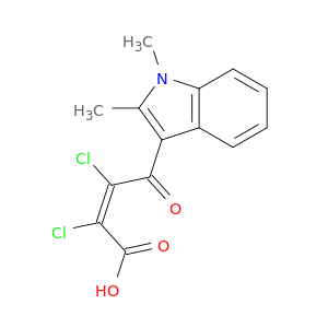 2-Butenoic acid, 2,3-dichloro-4-(1,2-dimethyl-1H-indol-3-yl)-4-oxo-, (Z)-