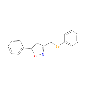 Isoxazole, 4,5-dihydro-5-phenyl-3-[(phenylseleno)methyl]-