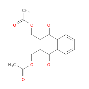 1,4-Naphthalenedione, 2,3-bis[(acetyloxy)methyl]-