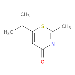 4H-1,3-Thiazin-4-one, 2-methyl-6-(1-methylethyl)-