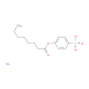Octanoic acid,4-sulfophenyl ester, sodium salt (1:1)