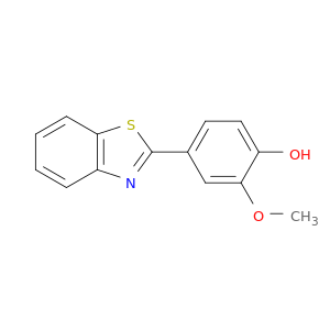 2-(4-羟基-3-甲氧基苯基)苯并噻唑
