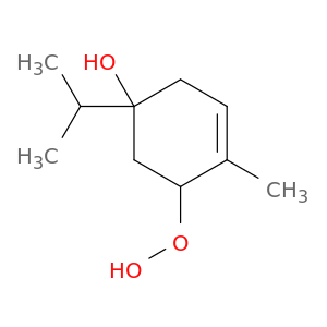 3-Cyclohexen-1-ol, 5-hydroperoxy-4-methyl-1-(1-methylethyl)-