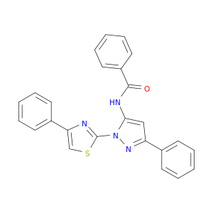 Benzamide,N-[3-phenyl-1-(4-phenyl-2-thiazolyl)-1H-pyrazol-5-yl]-
