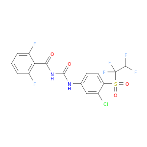 Benzamide, N-[[[3-chloro-4-[(1,1,2,2-tetrafluoroethyl)sulfonyl]phenyl]amino]carbonyl]-2,6-difluoro-