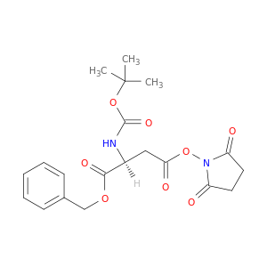 (S)-1-Benzyl 4-(2,5-dioxopyrrolidin-1-yl) 2-((tert-butoxycarbonyl)amino)succinate