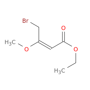 2-Butenoic acid, 4-bromo-3-methoxy-, ethyl ester, (E)-