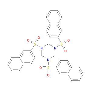 1,3,5-Triazine, hexahydro-1,3,5-tris(2-naphthalenylsulfonyl)-