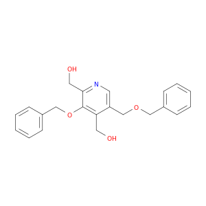 2,4-Pyridinedimethanol, 3-(phenylmethoxy)-5-[(phenylmethoxy)methyl]-