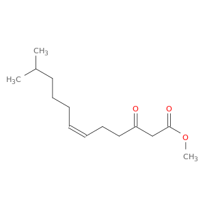 6-Dodecenoic acid, 11-methyl-3-oxo-, methyl ester, (Z)-
