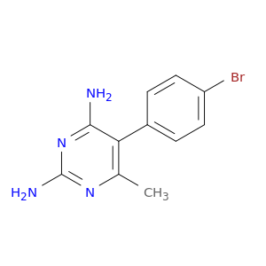 2,4-Pyrimidinediamine,5-(4-bromophenyl)-6-methyl-