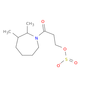 Sulfurous acid, 2-(hexahydro-2,3-dimethyl-1H-azepin-1-yl)-2-oxoethylmethyl ester
