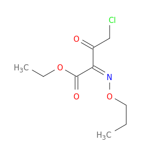 Butanoic acid, 4-chloro-3-oxo-2-(propoxyimino)-, ethyl ester, (Z)-