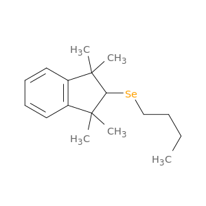 1H-Indene, 2-(butylseleno)-2,3-dihydro-1,1,3,3-tetramethyl-