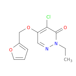 3(2H)-Pyridazinone, 4-chloro-2-ethyl-5-(2-furanylmethoxy)-