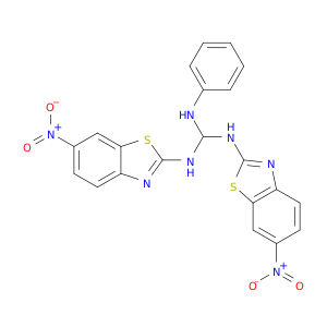 Methanetriamine, N,N'-bis(6-nitro-2-benzothiazolyl)-N''-phenyl-